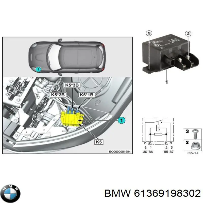 Автомобільні реле поворотів BMW 61369198302 ціна, від 11.29 USD