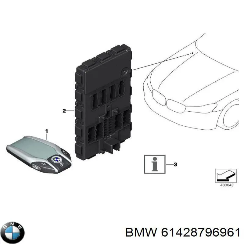 61428796961 BMW Авто акумулятор