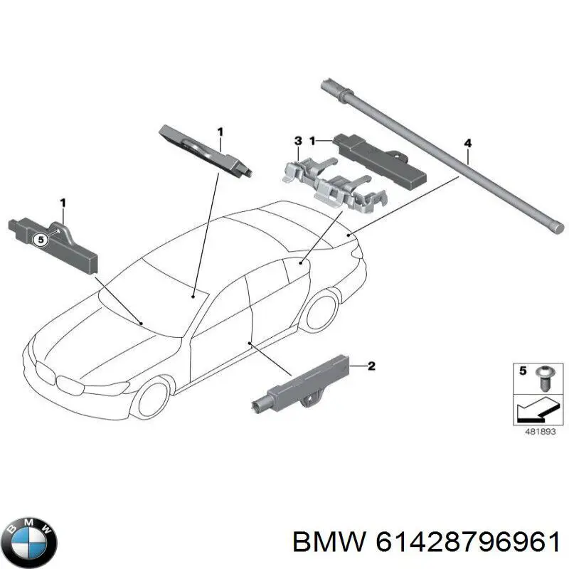 Купити 61428796961 BMW Автомобільна батарея