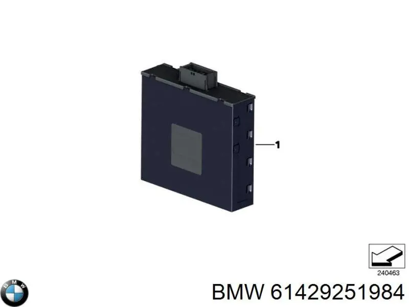 61429251984 BMW Блок розпалювання свічок запалювання, трансформатор напруги