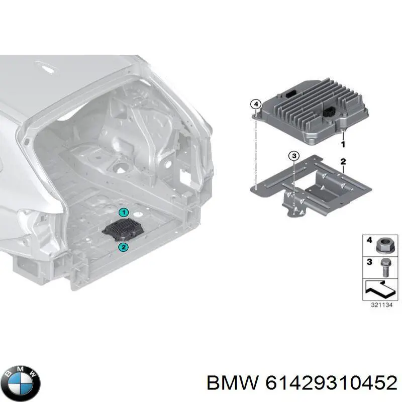 Стабілізатор напруги BMW 9329336 ціна, від 162.17 USD