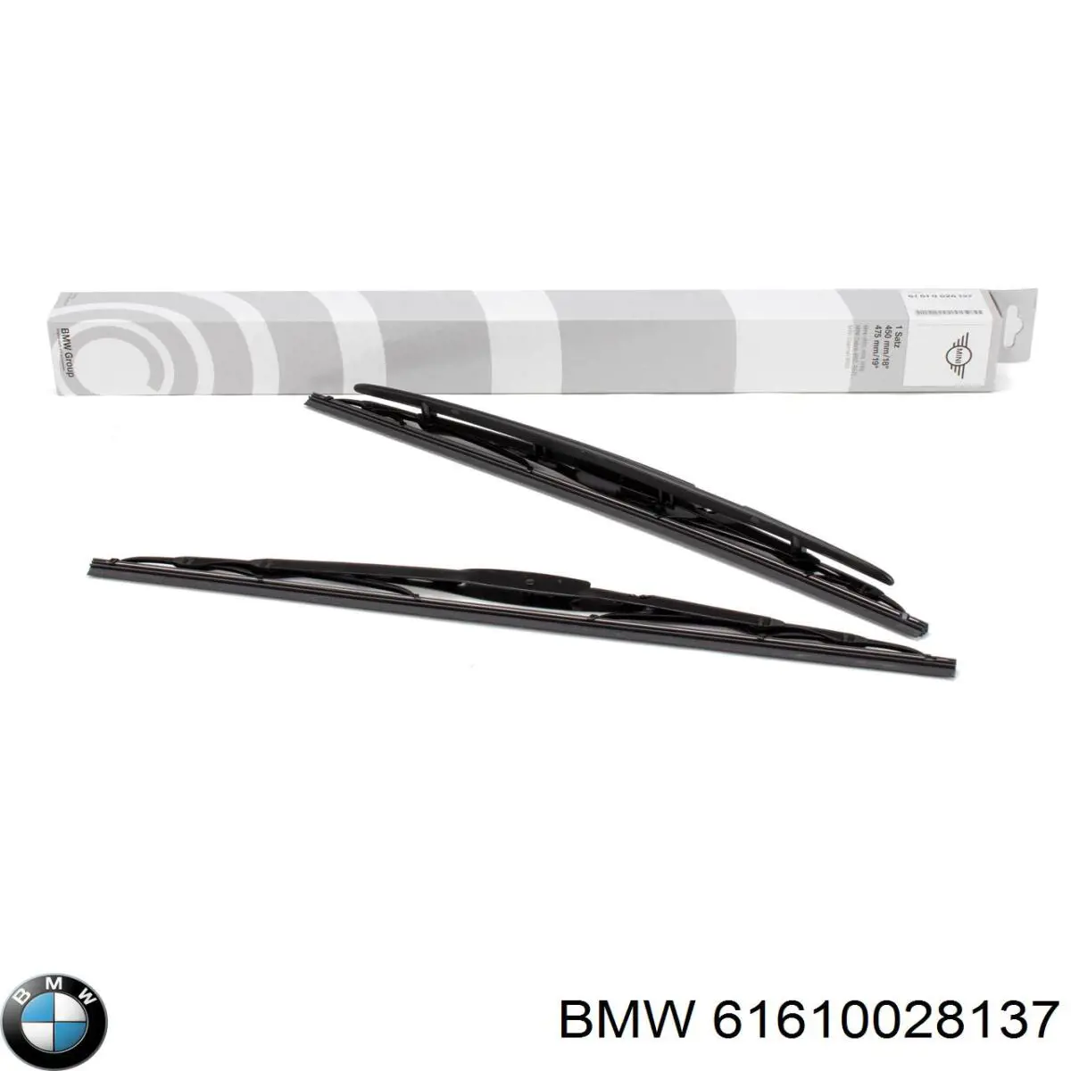 Щітка-двірник лобового скла, комплект з 2-х шт. BMW 61610028137 ціна, від 6.05 USD