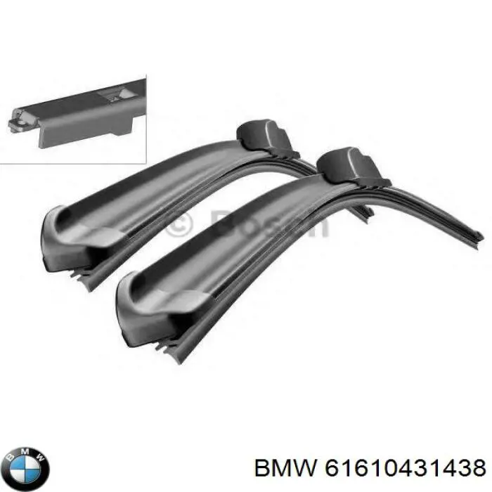 Щітки склоочисника 61610431438 BMW