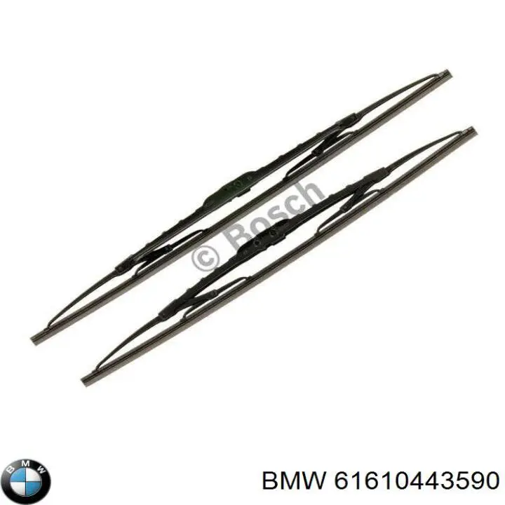 Щітка-двірник лобового скла, комплект з 2-х шт. BMW 61610443590 ціна, від 7.76 USD