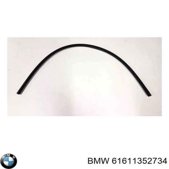 Гумка склоочисника водійська BMW 61611352734 ціна, від 31.38 USD