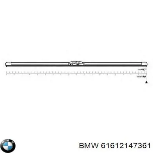 61612147361 BMW Склоочисники лобового скла