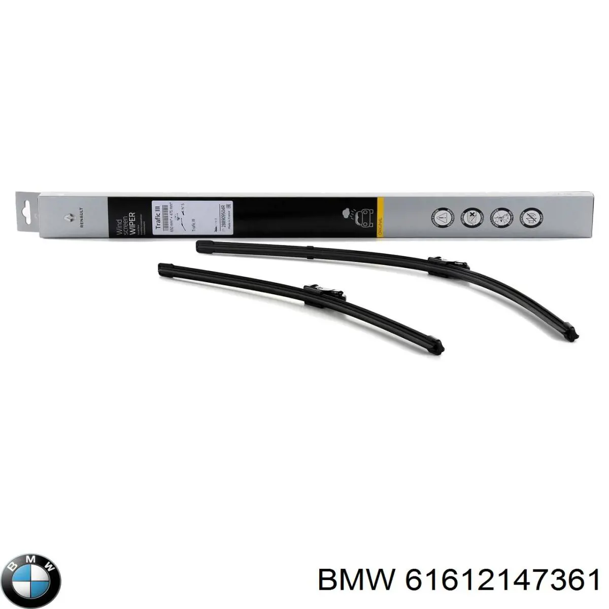 Двірники BMW 61612147361