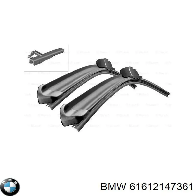 Щітка-двірник лобового скла, комплект з 2-х шт. BMW 61612147361 ціна, від 28.58 USD