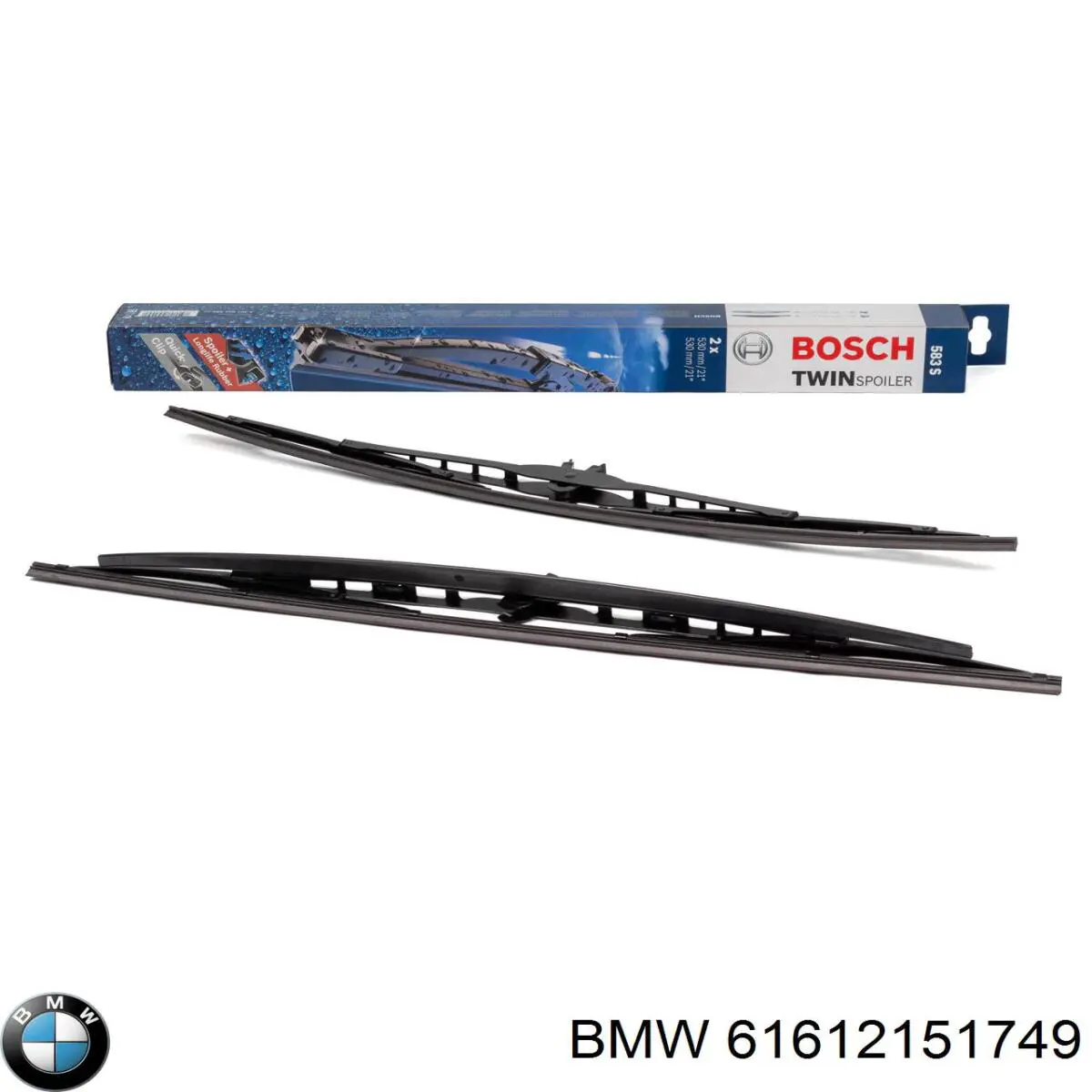 Щітки склоочисника 61612151749 BMW