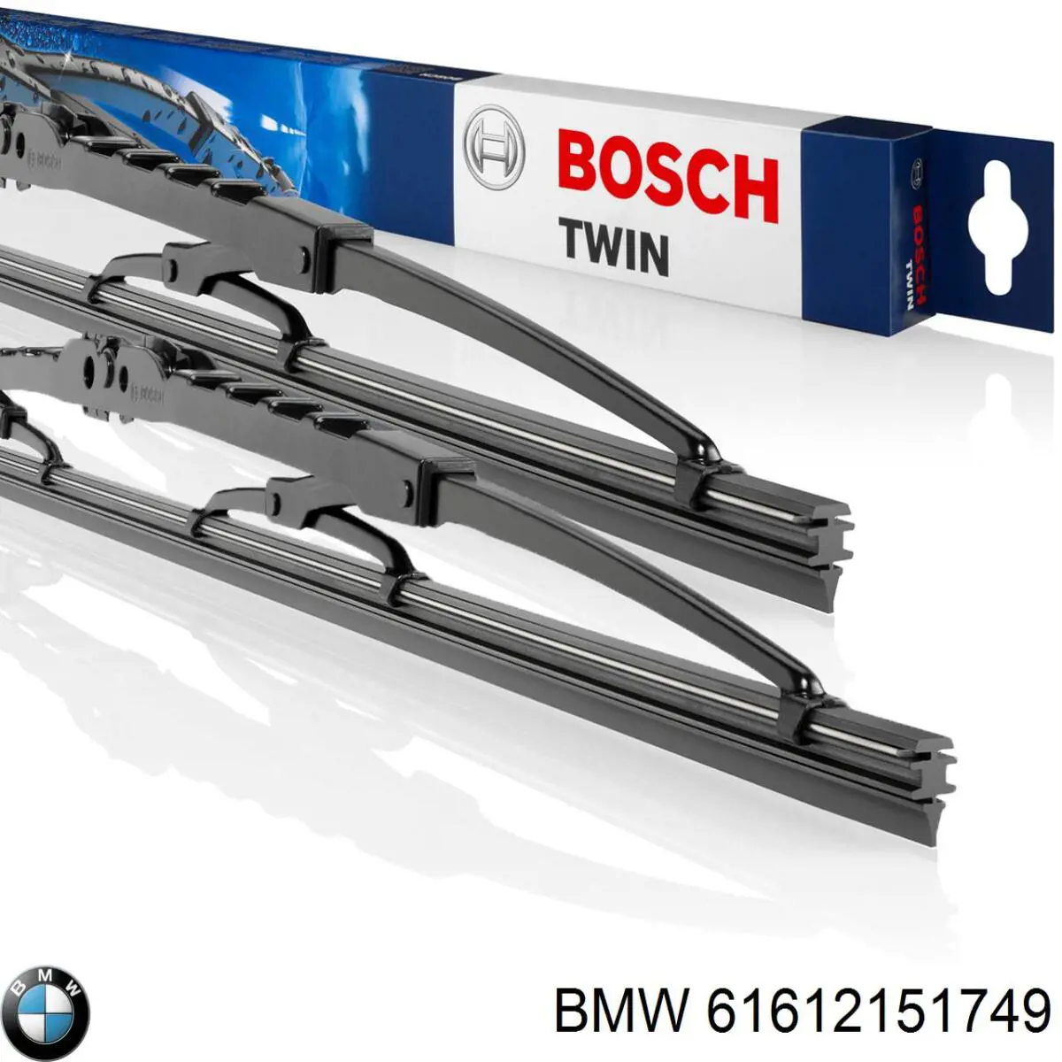 Щітка-двірник лобового скла, комплект з 2-х шт. BMW 61612151749 ціна, від 19.40 USD