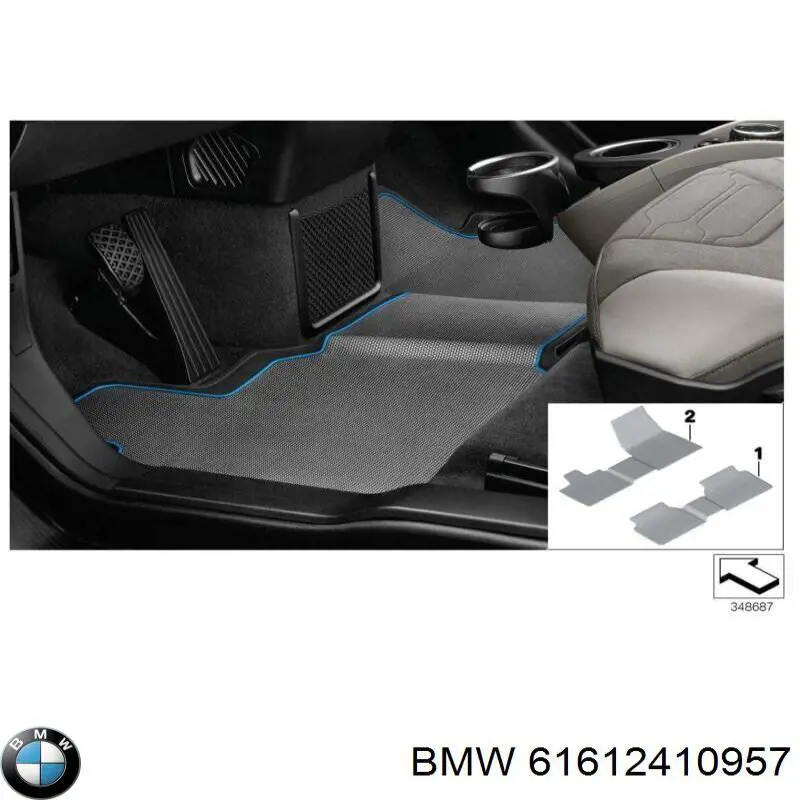 Двірники BMW 61612410957
