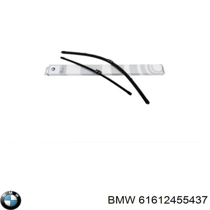 Щітка-двірник лобового скла, комплект з 2-х шт. BMW 61612455437 ціна, від 25.35 USD