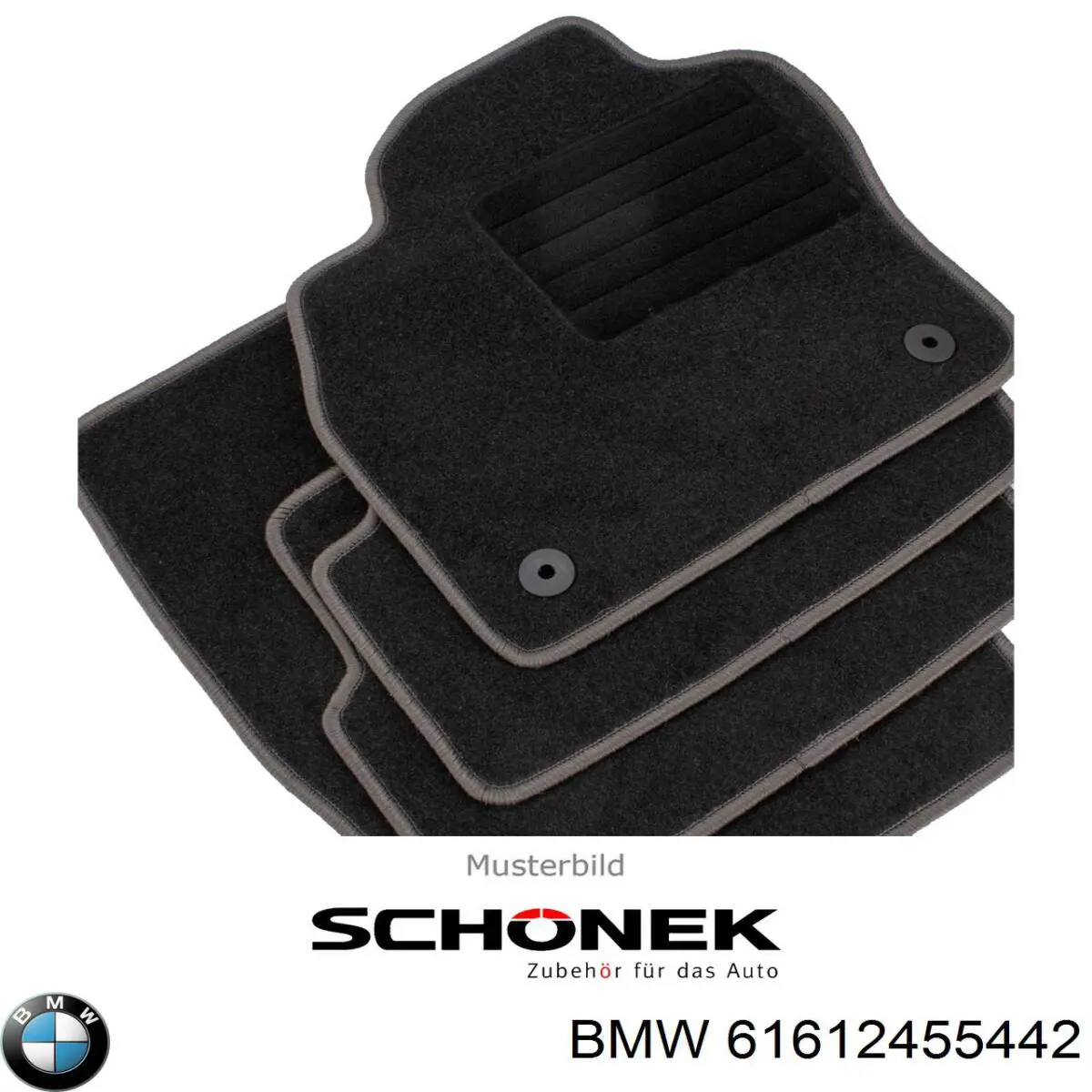 Щітка-двірник лобового скла, комплект з 2-х шт. BMW 61612455442 ціна, від 30.16 USD