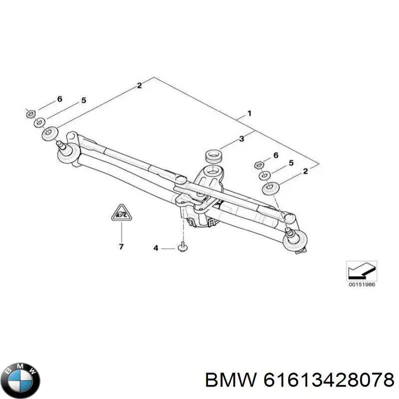  BMW 61613428078 ціна, від 7.60 USD