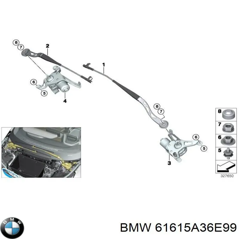 Купити 61615A36E99 BMW 