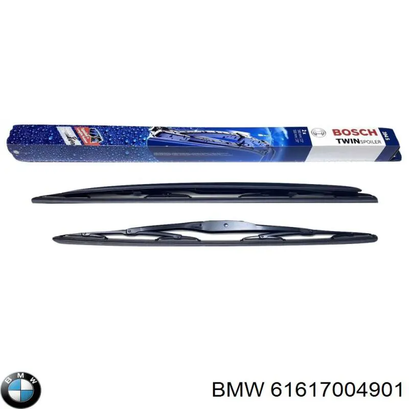 Щітка-двірник лобового скла, пасажирська BMW 61617004901 ціна, від 6.51 USD