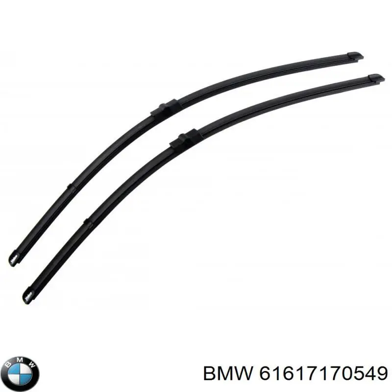 Щітка-двірник лобового скла, комплект з 2-х шт. BMW 61617170549 ціна, від 29.15 USD