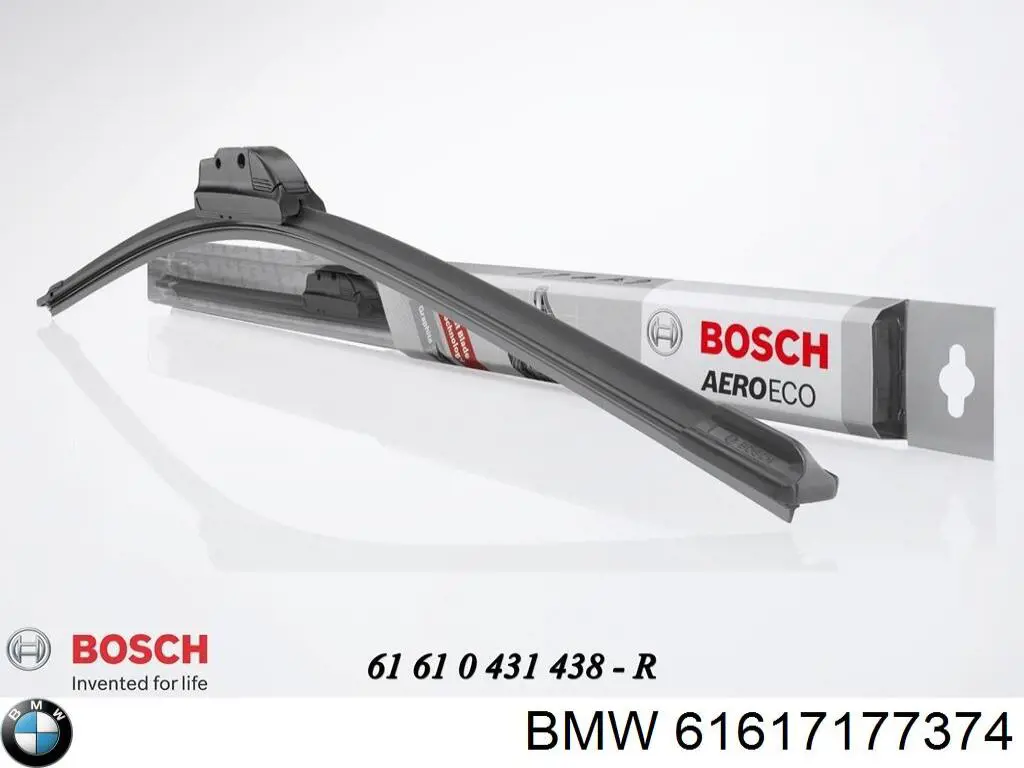 Щітка-двірник лобового скла, комплект з 2-х шт. BMW 61617177374 ціна, від 27.88 USD