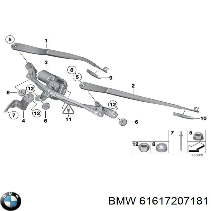 Конденсатор кондиціонера BMW 61617207181 ціна, від 4.43 USD