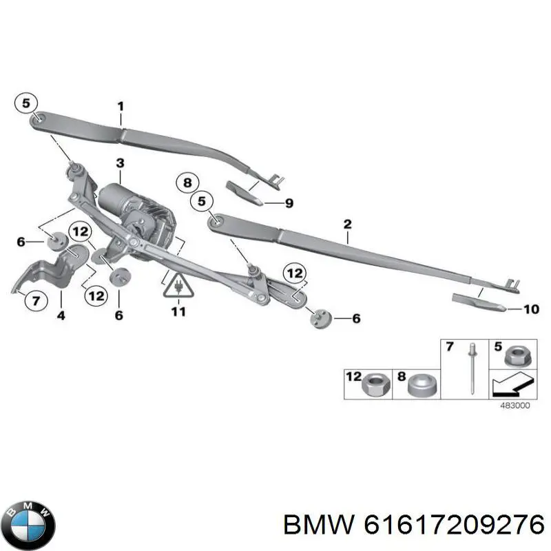  BMW 61617209276 ціна, від 13.81 USD