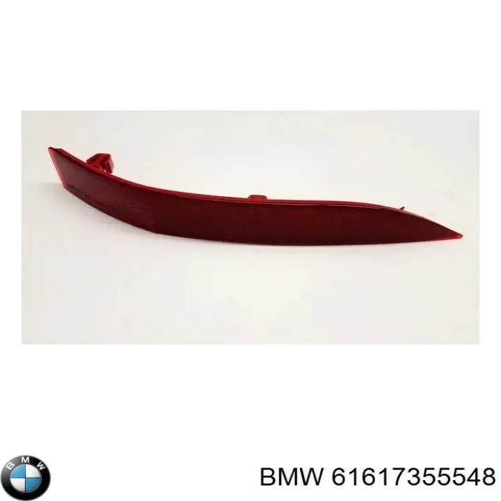 Правий катафот заднього бампера BMW 61617355548 ціна, від 19.07 USD