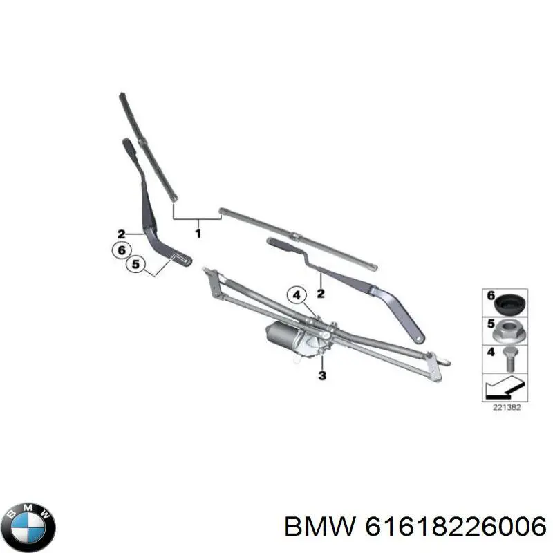  BMW 61618226006 ціна, від 7.60 USD
