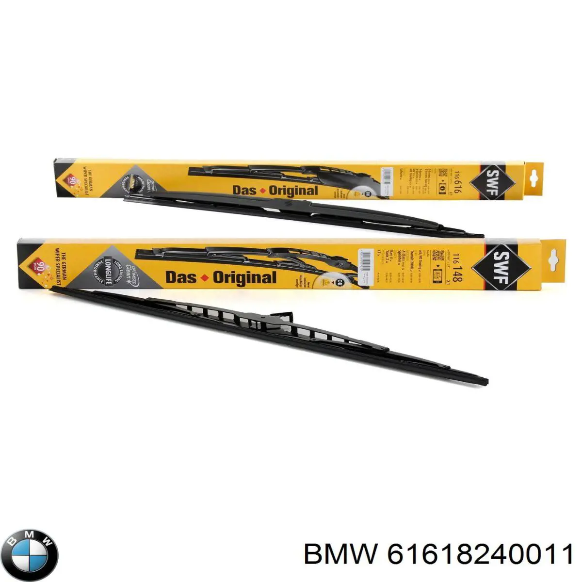 Купити 61618240011 BMW Щітка-двірник лобового скла, водійська