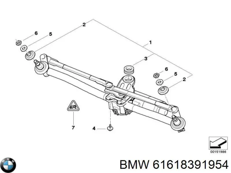  BMW 61618391954 ціна, від 7.91 USD