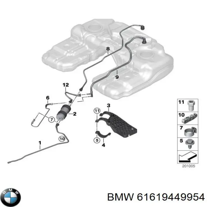 Поводок двірника BMW X5 
