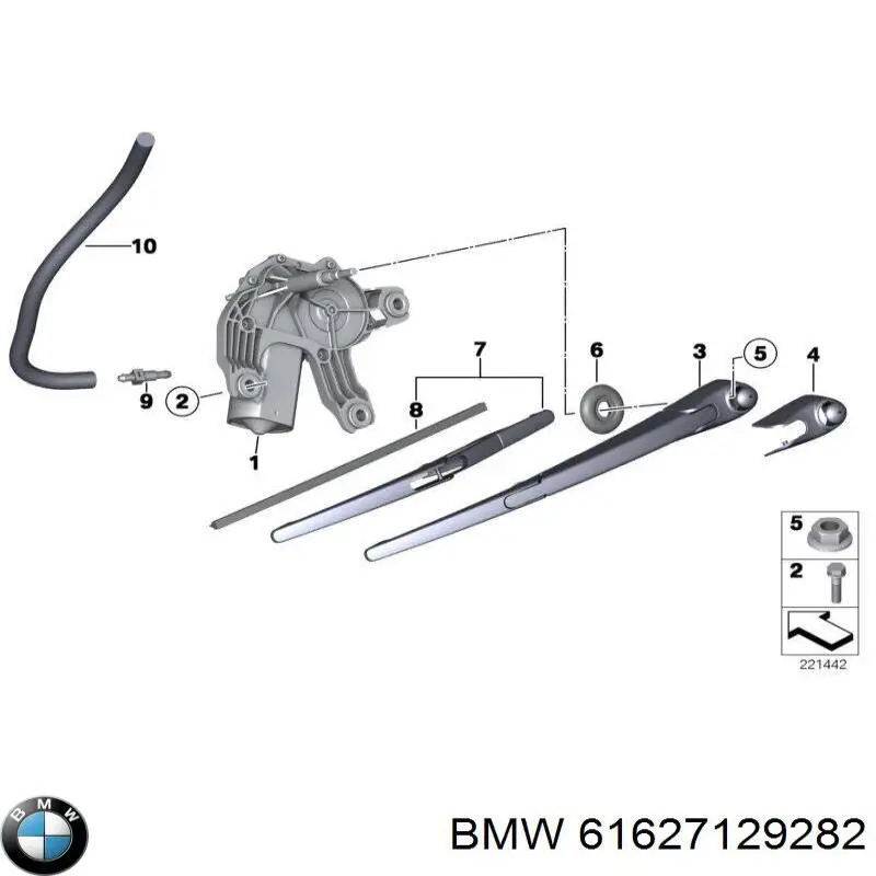  61627129282 BMW