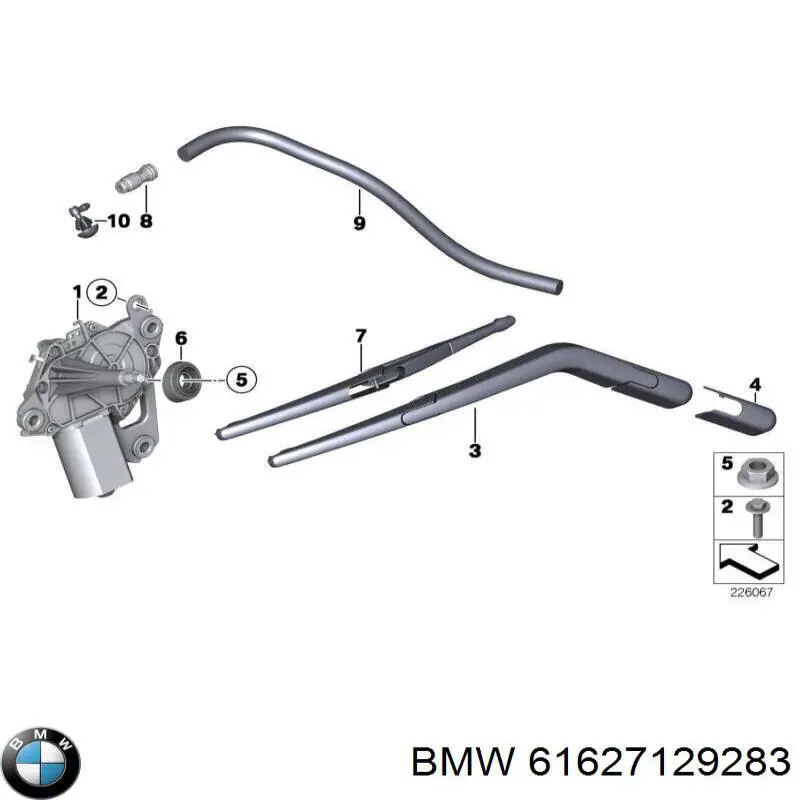  BMW 61627129283 ціна, від 5.08 USD