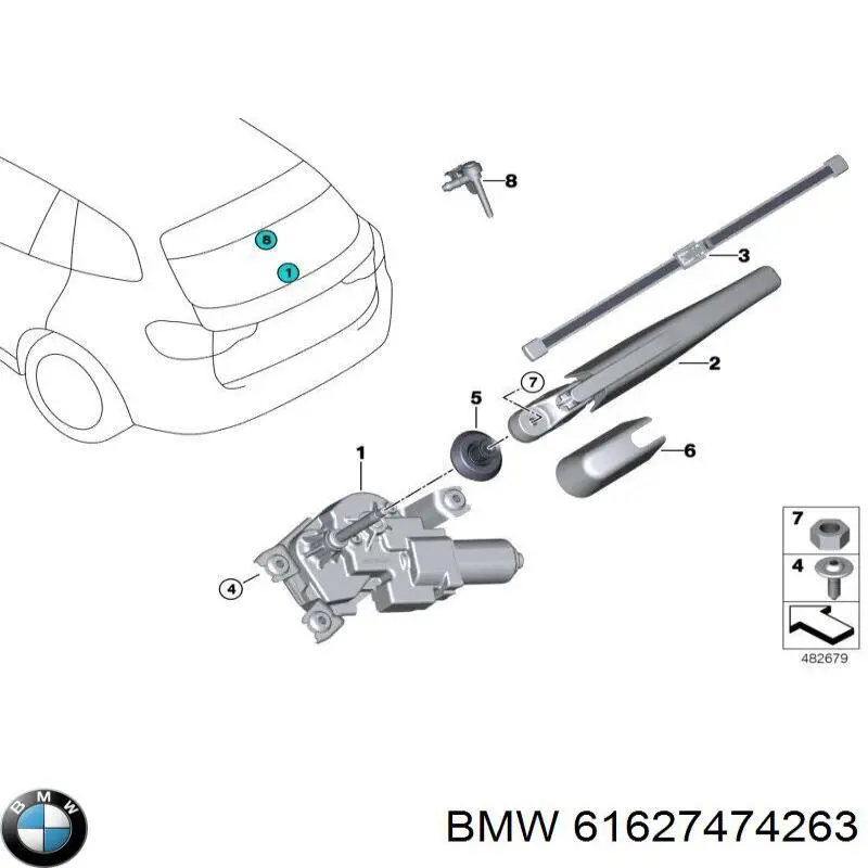  61627474263 BMW