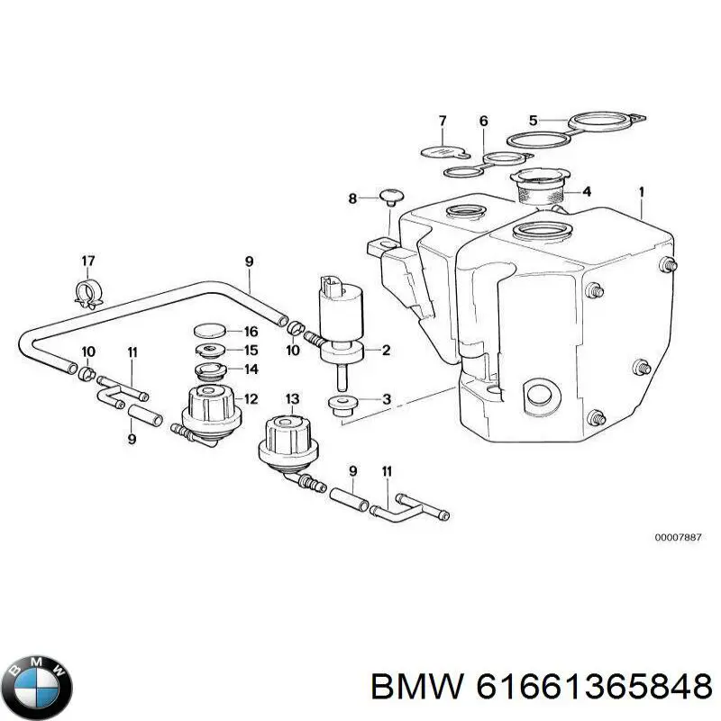 Купити 61661365848 BMW 