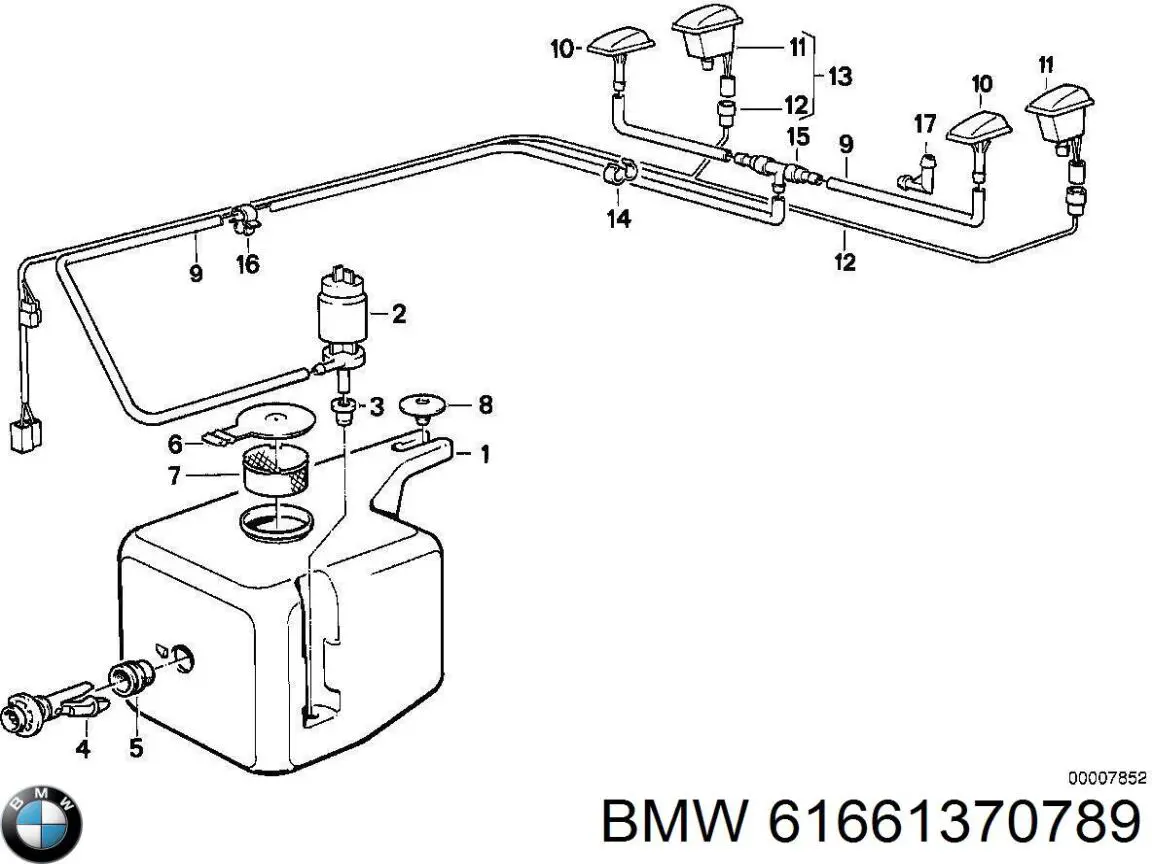 Ресивер-осушувач кондиціонера BMW 61661370788 ціна, від 19.00 USD