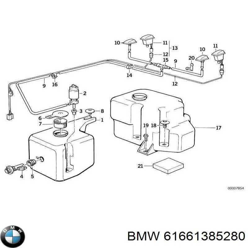 61661385280 BMW Ресивер-осушувач кондиціонера