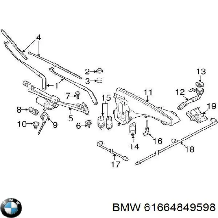  61664849598 BMW