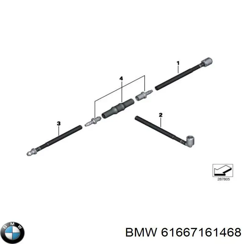  BMW 61667161468 ціна, від 25.53 USD