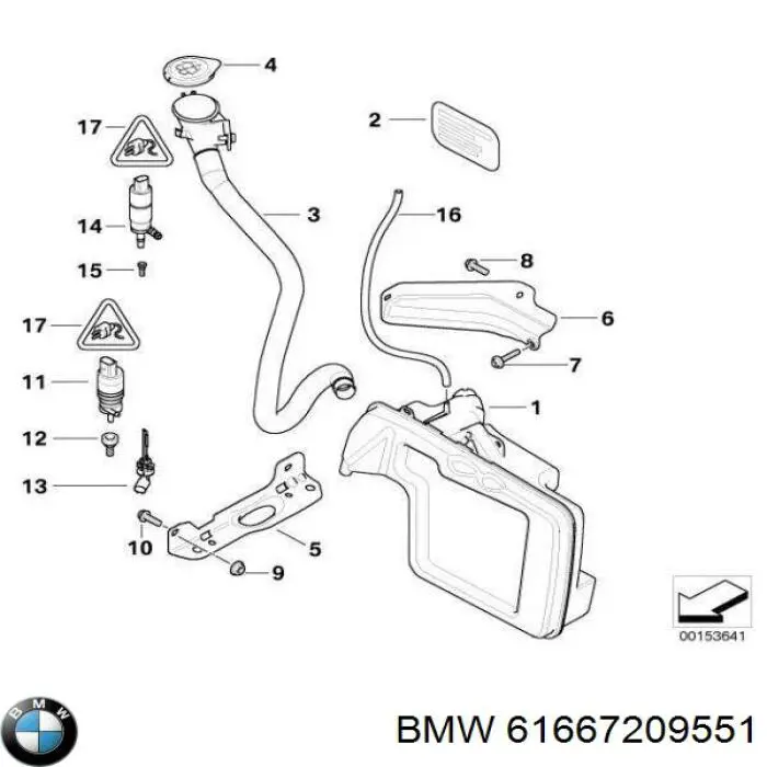  BMW 61667117646 ціна, від 2.53 USD