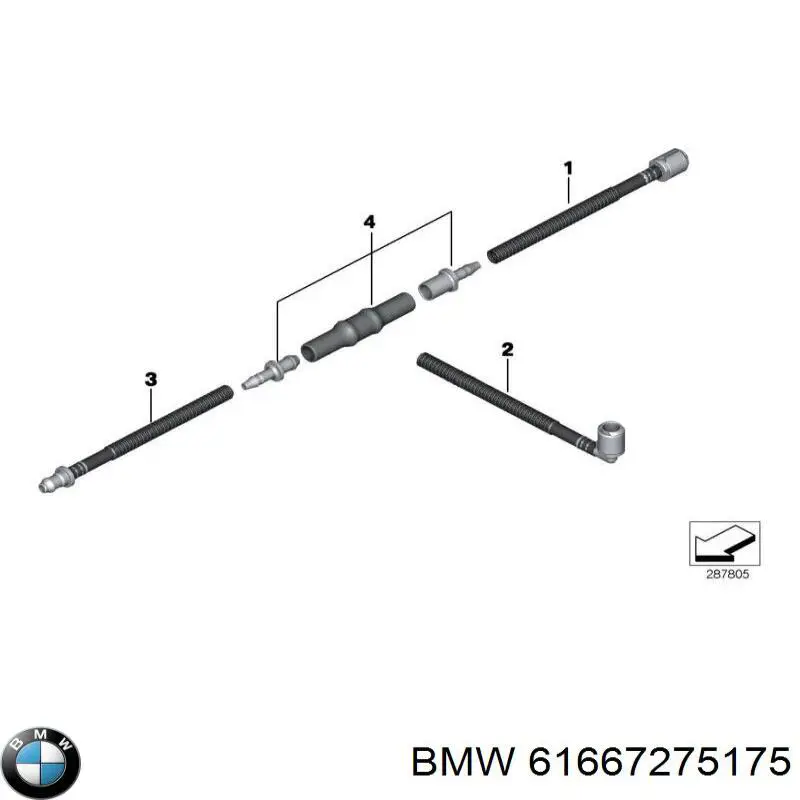 Сопло омивача лобового скла BMW 61667275175 ціна, від 56.06 USD