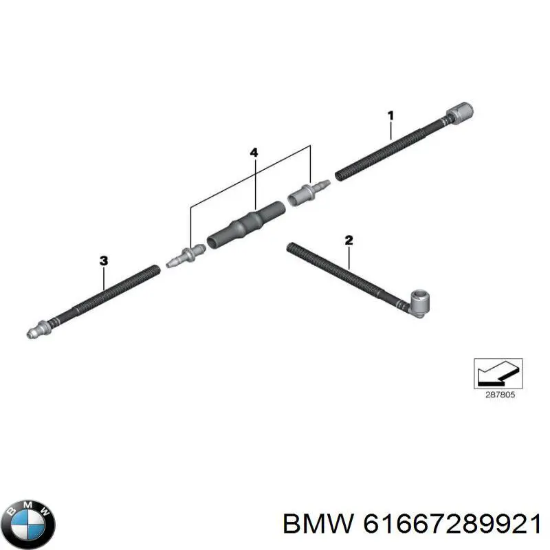  BMW 61667289921 ціна, від 98.43 USD