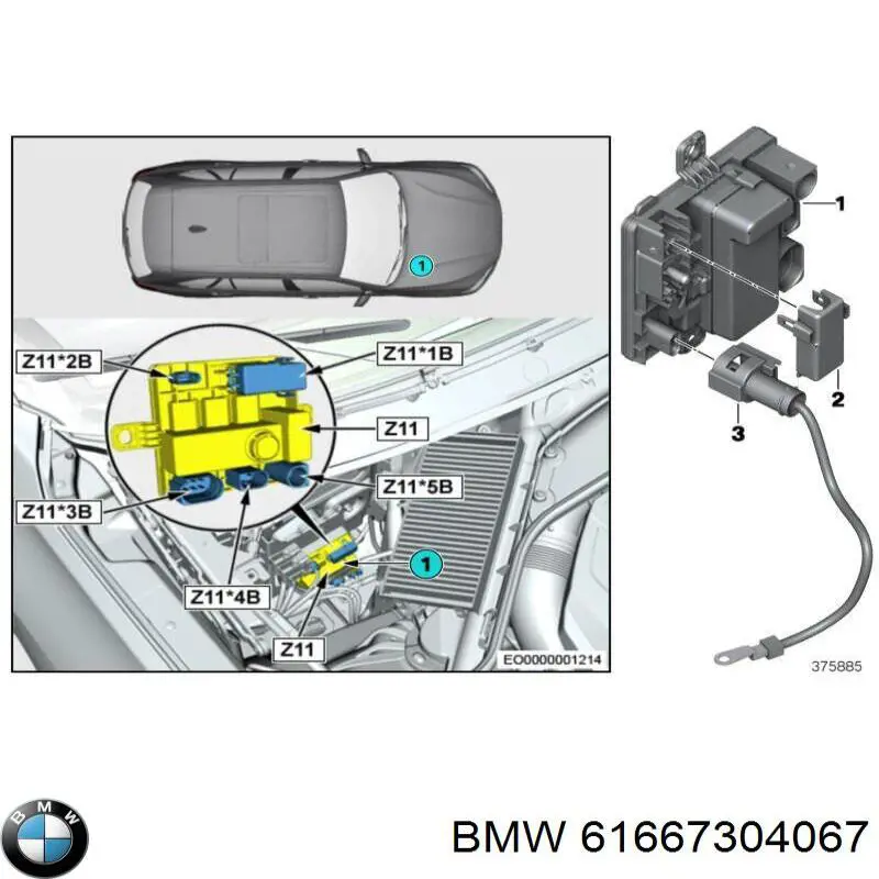 Бачок омивача лобового скла BMW 61667304067 ціна, від 106.36 USD