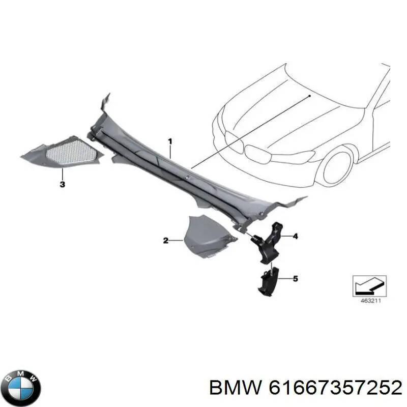 61667357252 BMW 