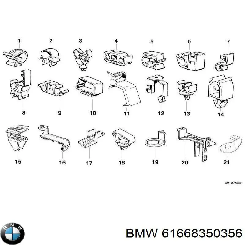 Сопло омивача лобового скла BMW 5 седан (E34) (1987 - 1995) ціна, від 12.76 USD