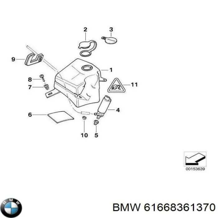  BMW 61668361370 ціна, від 25.37 USD