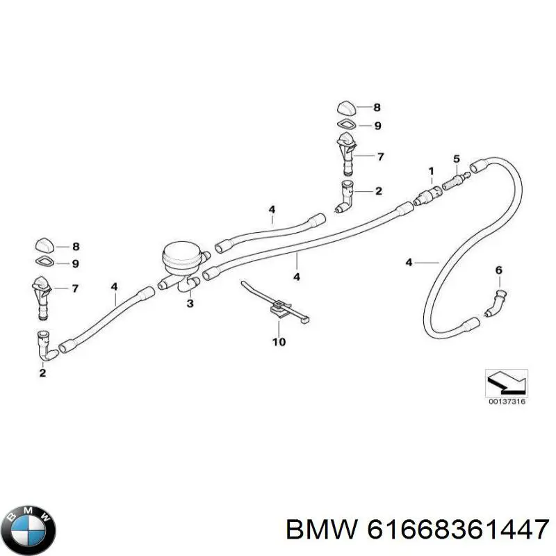 61668361447 BMW 