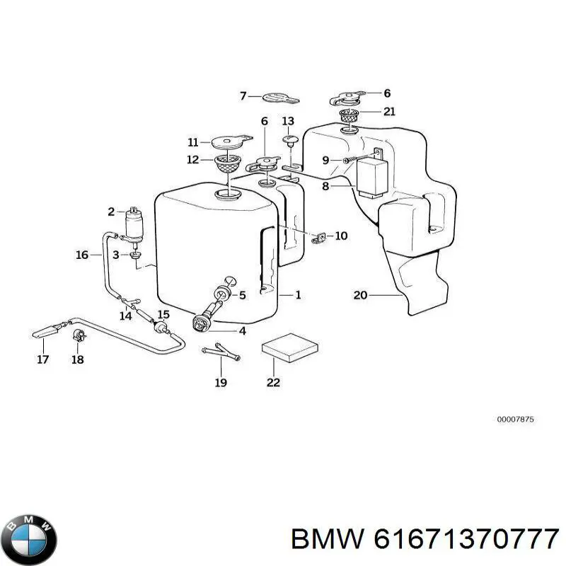 61671370777 BMW Ресивер-осушувач кондиціонера