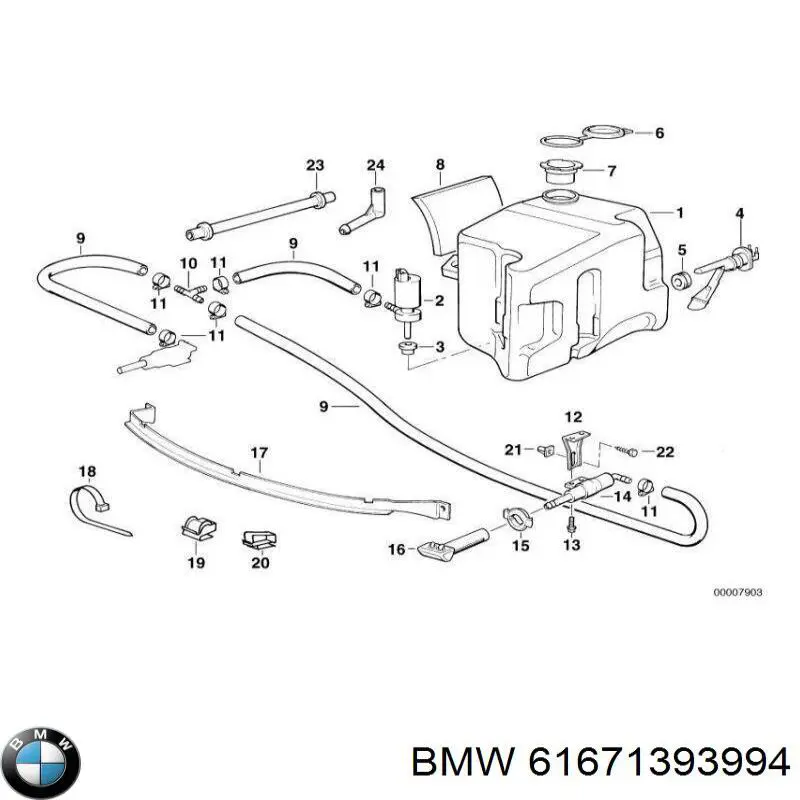  BMW 61671393994 ціна, від 108.67 USD
