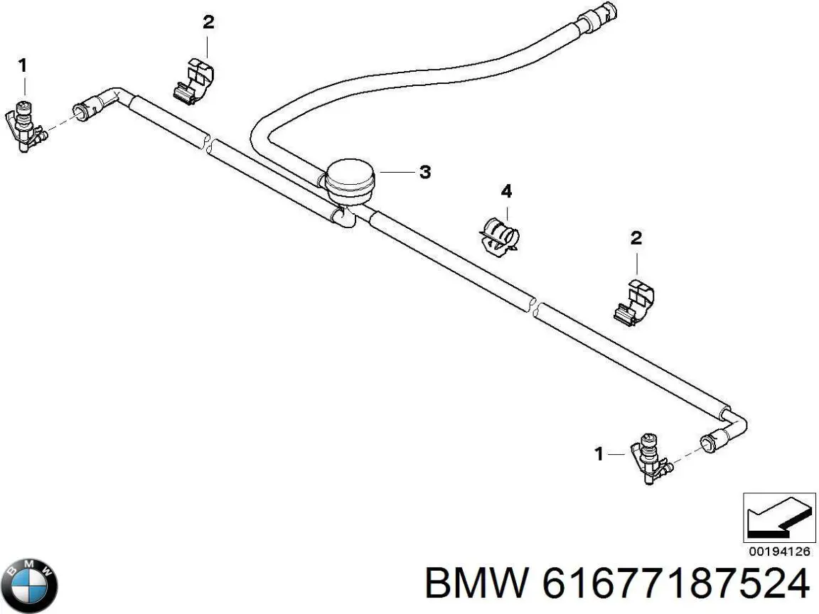  BMW 61677187524 ціна, від 89.99 USD
