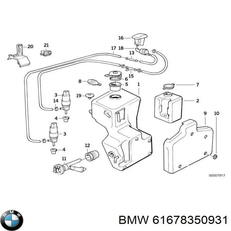 61678350931 BMW Ресивер-осушувач кондиціонера