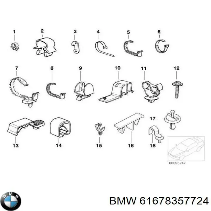 Бачок омивача лобового скла BMW 61678357724 ціна, від 110.76 USD